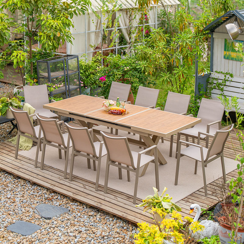 Outdoor Furniture Durable - Set Tavolo da Giardino Moderno e