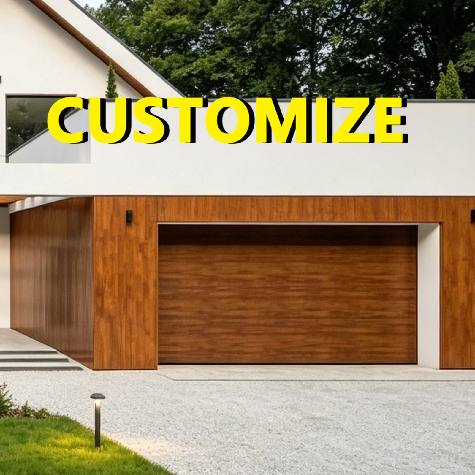 Outdoor Furniture Metal - Porta da Garage in Alluminio su