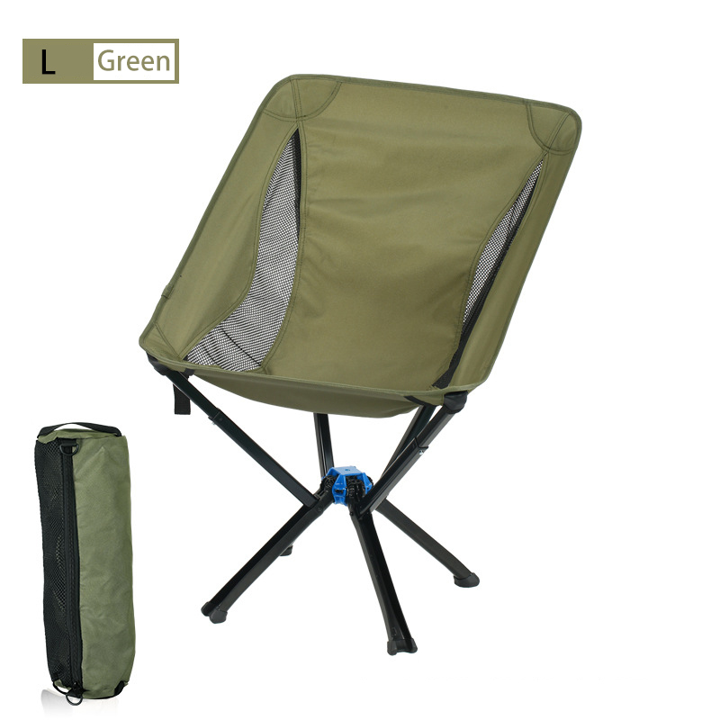 Outdoor Furniture Aluminum - Piccola sedia da campeggio pieghevole portatile
