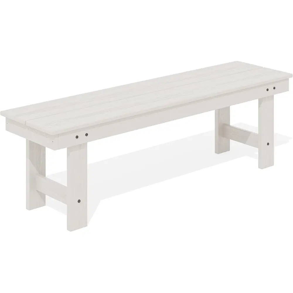 Outdoor Furniture Polywood - Panca da esterno in HDPE resistente
