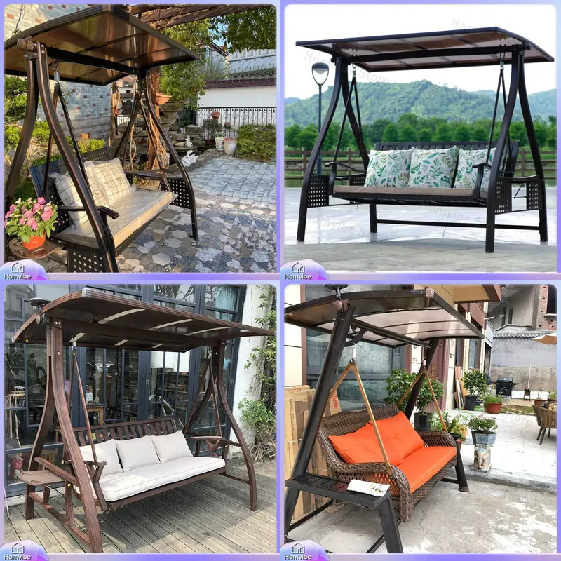 Garden Swing Chair - Sedia a dondolo da esterno, ideale