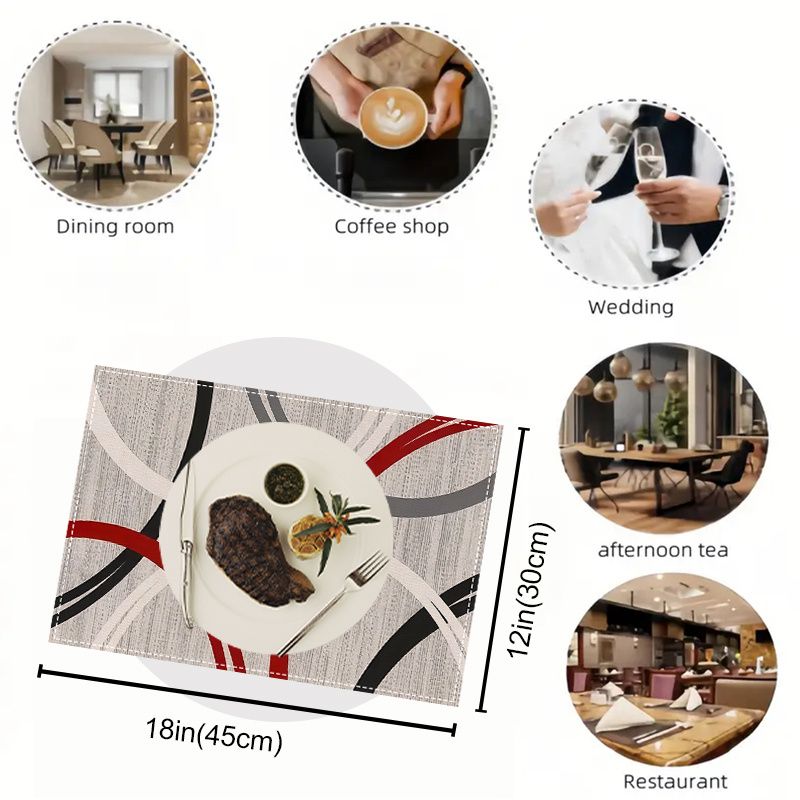 VIKAMA Set di 2/4/6 Tovagliett - Outdoor Furniture Dining recensione e prezzo