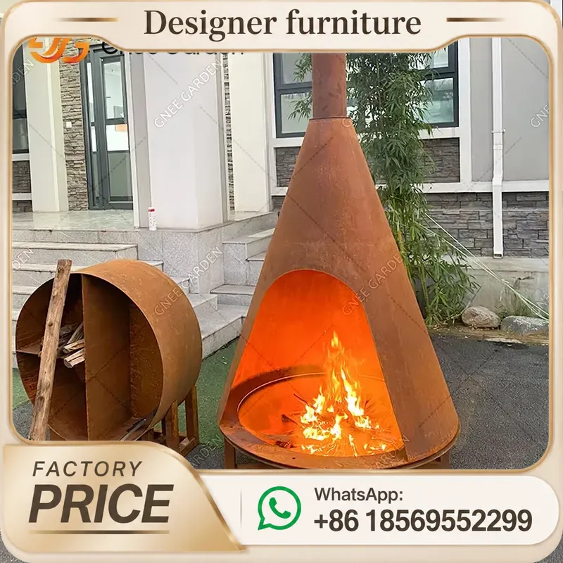Stufa a Pellet Portatile con C - Outdoor Furniture Metal recensione e prezzo