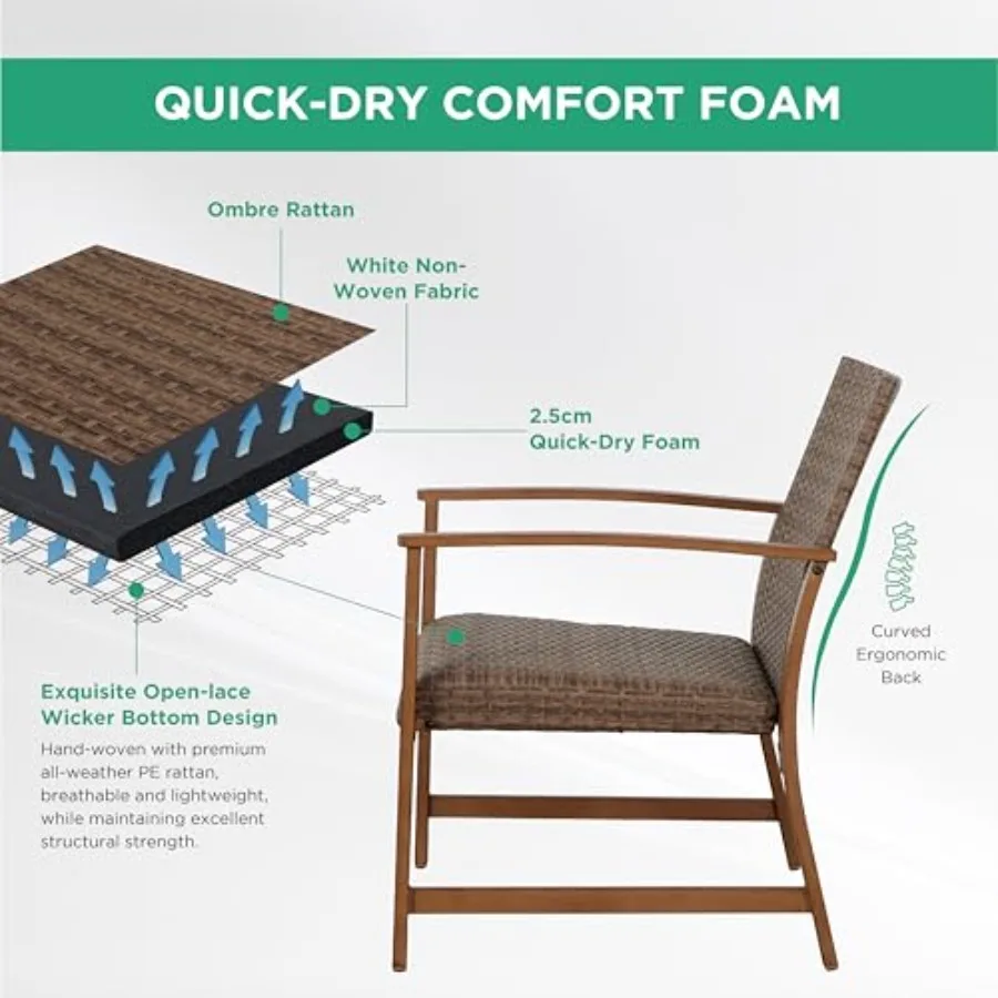 Set di mobili da esterno in vi - Outdoor Furniture Durable recensione e prezzo