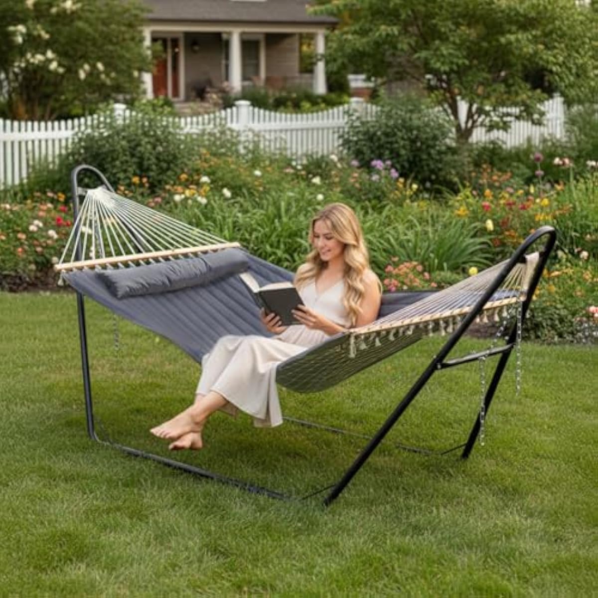 Amaca doppia resistente con su - Hammock With Stand recensione e prezzo
