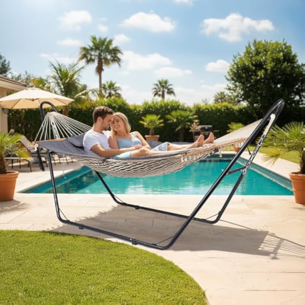 Amaca doppia resistente con su - Hammock With Stand recensione e prezzo