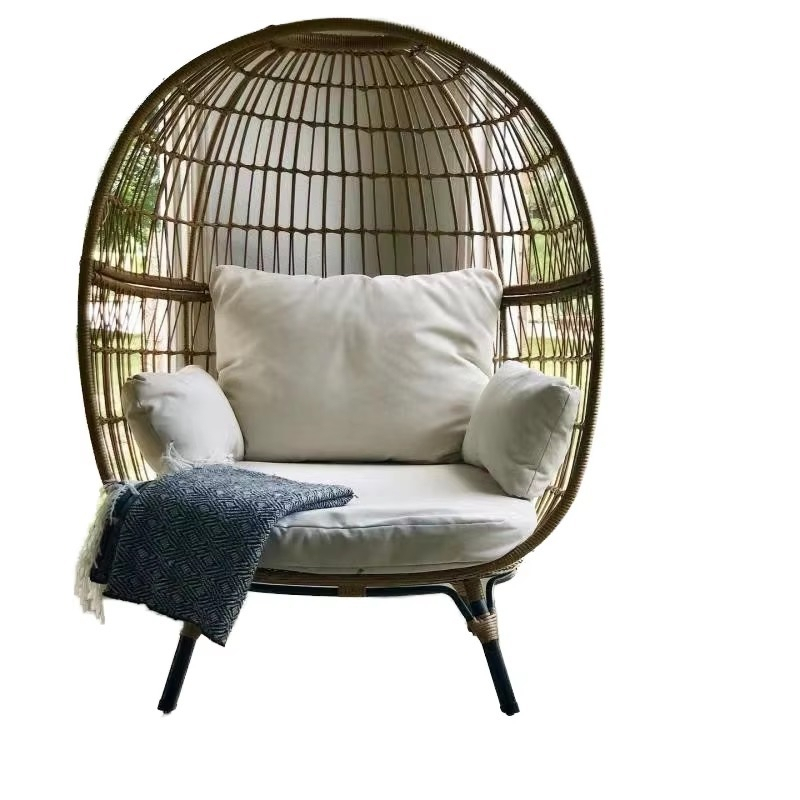 Sedia a dondolo in vimini e ra - Outdoor Furniture Quality recensione e prezzo